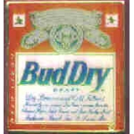 BUDWEISER PINS BUD DRY LABEL HAT LAPEL BEER PIN